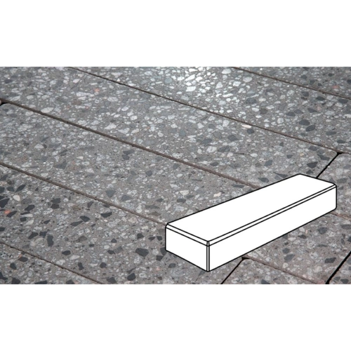 Плитка тротуарная Готика City, Granite FINO, Паркет, Галенит, 300*100*60 мм
