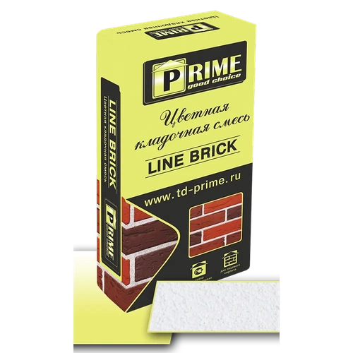 Цветная кладочная смесь Prime Line Brick "Wasser"  4013 Супер белая 25 кг