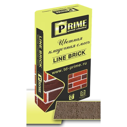 Кладочная смесь Prime Line Brick Светло-Коричневая 25 кг