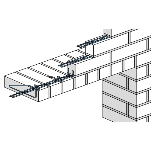 Система Baut для перемычек с кладкой на ребро из тонкого кирпича
