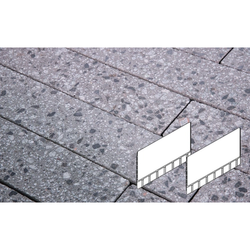 Плита AI тротуарная Готика, Granite FINERRO, Галенит, 700*500*80 мм