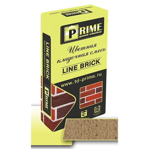Кладочная смесь Prime Line Brick Кремово-Желтая 25 кг